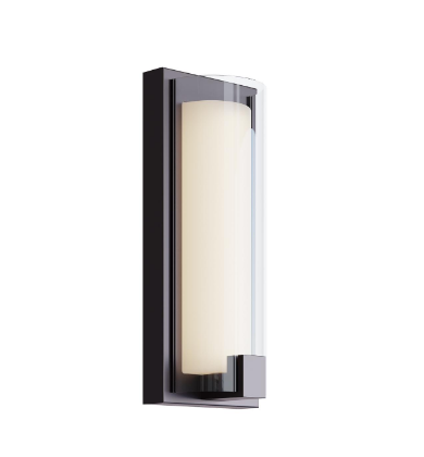 AFX Lighting MSAS0512LAJUDBZ Mesa 12 Inch LED Wall Sconce Light, 120-277V, Watt 20W, Selectable 5CCT, Bronze Finish