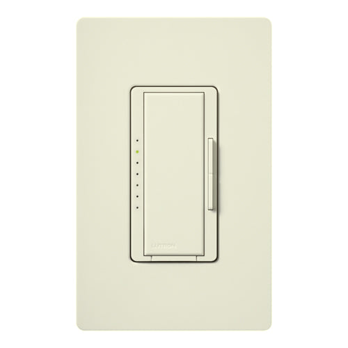 Lutron MSC-1000M-BI Maestro Satin Digital Fade Dimmer, Single Pole/Multi-Location, 1000W Incandescent/Halogen, Biscuit Finish
