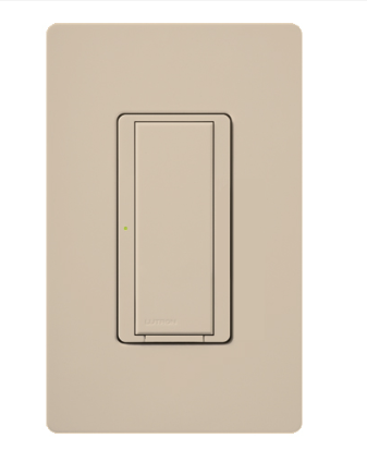 Lutron MSC-S8AM-TP Maestro Satin Single Pole/Multi-Location Switch, 8A Light, 3A Fan, Taupe Finish