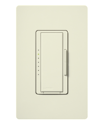 Lutron MSCELV-600M-BI Maestro Satin Digital Fade Dimmer, Single Pole/Multi-Location, 600W Magnetic Low Voltage, Biscuit Finish