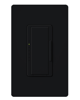 Lutron MSCLV-600M-MN Maestro Satin Digital Fade Dimmer, Single Pole/Multi-Location, 600VA (450W) Magnetic Low Voltage, Midnight Finish