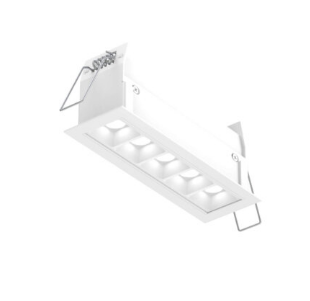 Dals Lighting MSL5-CC-V-AWH 7 Inch Multi-spot Recessed downlight, Watt 14W, Lumens 800lm, 5CCT 2700K / 3000K / 3500K / 4000K / 5000K White Finish