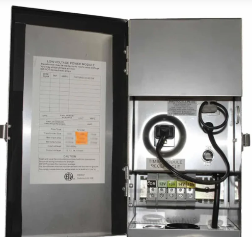 Universal Lighting Systems MTM200SS Multi Tap 200W Low Voltage Landscape Transformer, 12-15 Volts, Professional Grade
