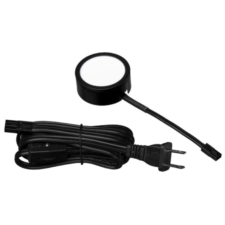 American Lighting MVP-1-5CCT-BK LED Puck Light Kit - CCT Selectable - Lumens 230 lm - Wattage 4W - Voltage 120V - Black Finish