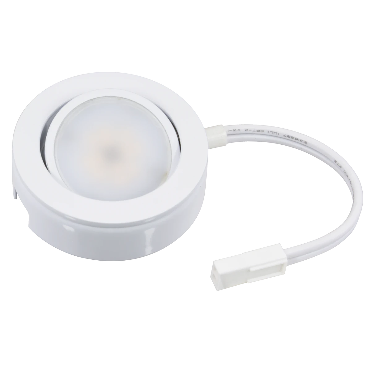 American Lighting MVP-1-WH MVP 27K Single Puck Light – 2700K Warm White, 90+ CRI, 200 Lumens | Dimmable LED Puck Light (CL/ELV 10-100%), cETLus Listed – White