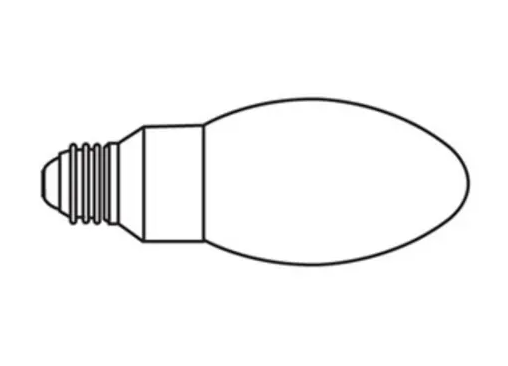 Elco Lighting MVR400 Single 400W ED28 Mogul Base Metal Halide Lamp