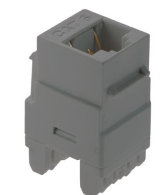 Legrand AC6RJ45M1 Adorne Cat 6 RJ45 Data Insert, Magnesium Finish