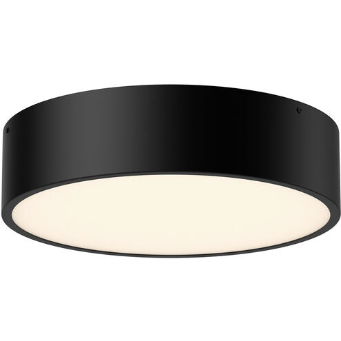 Alora Mood FM556016MB Brisbane 3 Light 16 inch Matte Black Flush Mount Ceiling Light