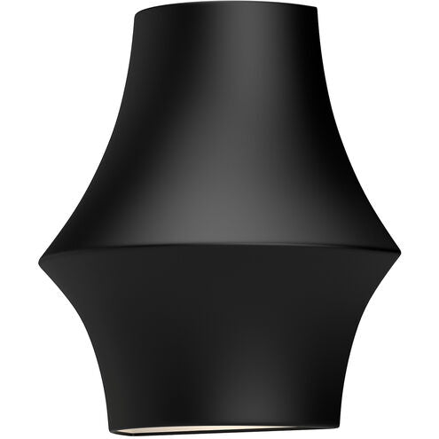 Alora Mood WV523210MB Emiko 1 Light 9.5 inch Matte Black Bath Vanity Light Wall Light