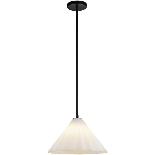 Alora Mood PD451814MBOP Serena 1 Light 13.63 inch Matte Black Pendant Ceiling Light