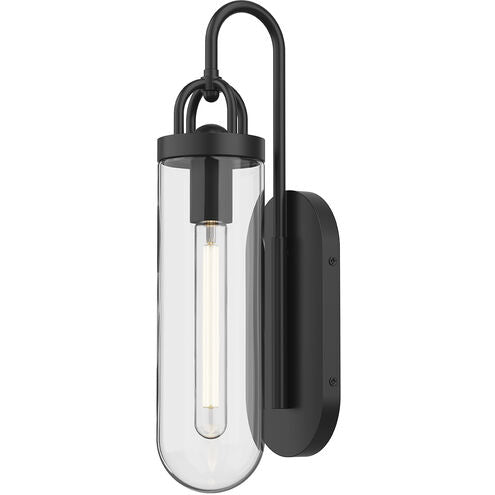 Alora Mood WV461101MB Lancaster 1 Light 4.63 inch Matte Black Bath Vanity Light Wall Light