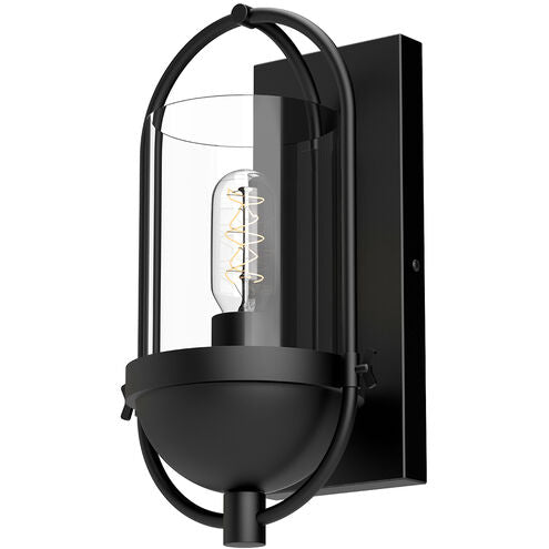 Alora Mood WV539007MBCL Cyrus 1 Light 7.5 inch Matte black Bath Vanity Light Wall Light