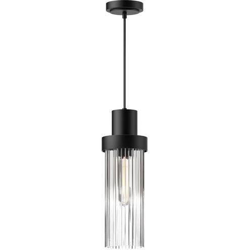 Alora Mood PD435605MBCR Kent 1 Light 5 inch Matte Black Pendant Ceiling Light
