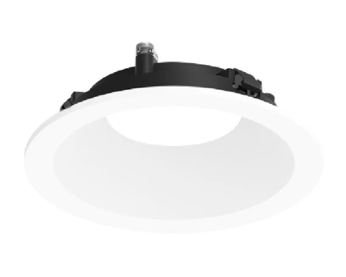 NORA Lighting NAPF-3RDNMPW 3" Apollo Round Flanged Downlight Trim, Matte Powder White Finish