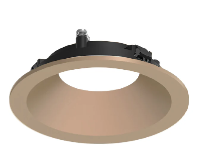 NORA Lighting NAPF-3RDNWD/CL 3" Apollo Round Flanged Downlight Trim with Clear Lens Wheat Diffused Finish