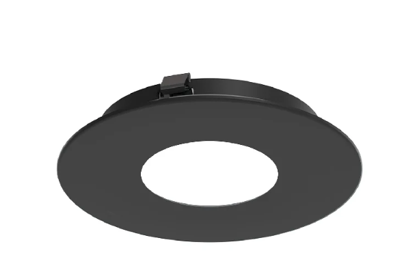 NORA Lighting NAPF-3RPHB 3" Apollo Round Flanged Pinhole Trim, Black