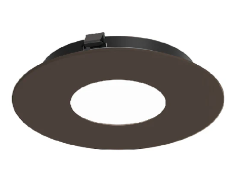 NORA Lighting NAPF-3RPHBZ 3" Apollo Round Flanged Pinhole Trim, Bronze Finish