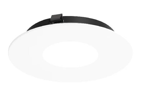 NORA Lighting NAPF-3RPHMPW 3" Apollo Round Flanged Pinhole Trim, Matte Powder White Finish