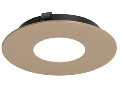 NORA Lighting NAPF-3RPHWD 3" Apollo Round Flanged Pinhole Trim, Wheat Diffused Finish