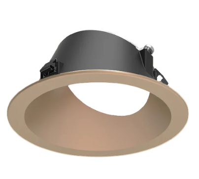 NORA Lighting NAPF-3RWWWD 3" Apollo Round Flanged Wall Wash Trim, Wheat Diffused Finish