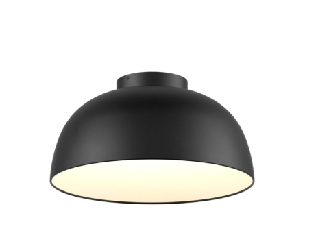 DALS Lighting NAPF20-CC-BK Napa 20″ LED Convertible Flush Mount - 40W - CCT Selectable - 1,825 Lumens - 120V - Black Finish