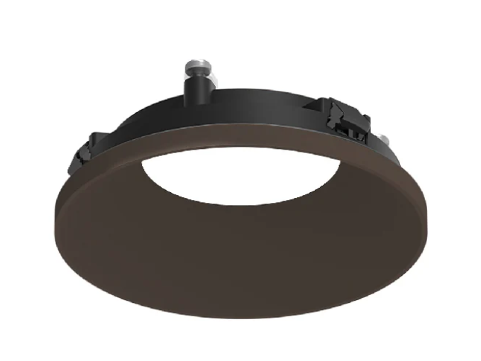 NORA Lighting NAPT-3RDNBZ/CL 3" Apollo Round Trimless Downlight Trim with Clear Lens Bronze Finish