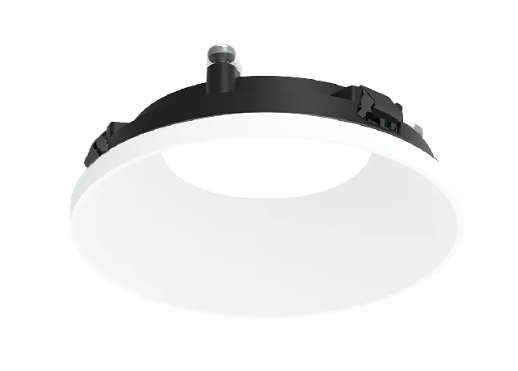 NORA Lighting NAPT-3RDNMPW 3" Apollo Round Trimless Downlight Trim, Flangeless, Matte Powder White Finish