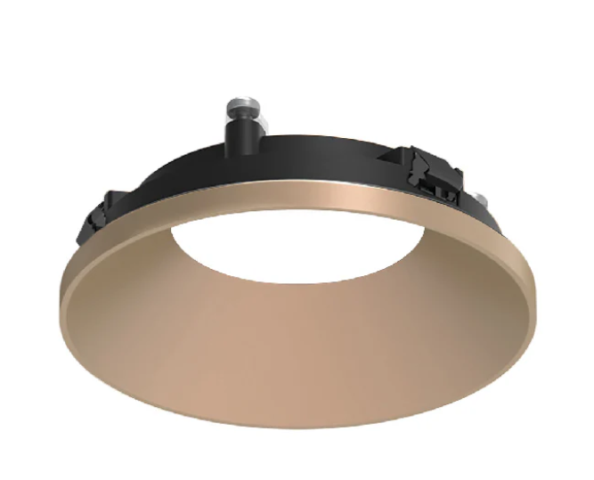 NORA Lighting NAPT-3RDNWD/CL 3" Apollo Round Trimless Downlight Trim with Clear Lens Wheat Diffused Finish