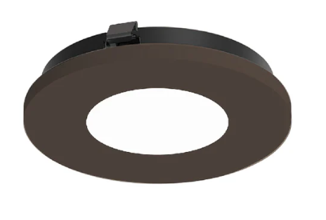 NORA Lighting NAPT-3RPHBZ 3" Apollo Round Trimless Pinhole Trim, Bronze Finish