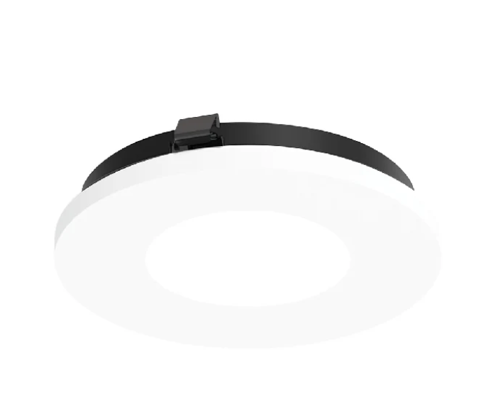 NORA Lighting NAPT-3RPHMPW/CL 3" Apollo Round Trimless Pinhole Trim with Clear Lens Matte Powder White Finish
