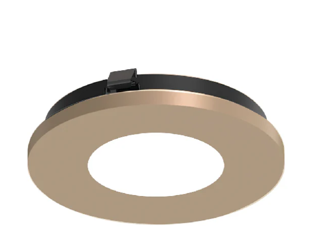 NORA Lighting NAPT-3RPHWD/CL 3" Apollo Round Trimless Pinhole Trim with Clear Lens Wheat Diffused Finish