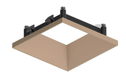 NORA Lighting NAPT-3SDNWD 3" Apollo Square Flangeless Downlight Trim, Wheat Diffused Finish