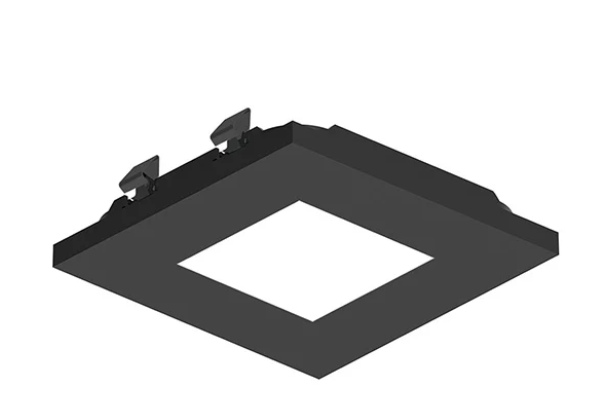 NORA Lighting NAPT-3SPHB/CL 3" Apollo Square Flangeless Pinhole Trim with Clear Lens