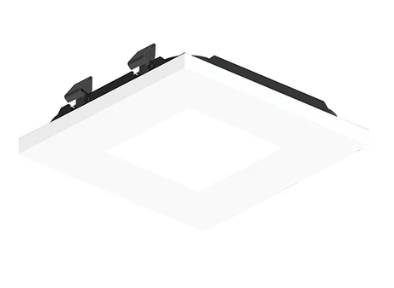 NORA Lighting NAPT-3SPHMPW 3" Apollo Square Flangeless Pinhole Trim, Matte Powder White Finish