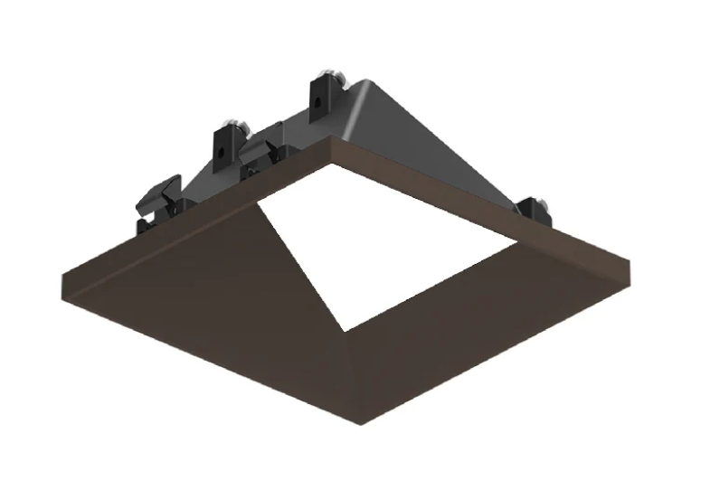 NORA Lighting NAPT-3SWWBZ 3" Apollo Square Trimless Wall Wash Trim Bronze Finish