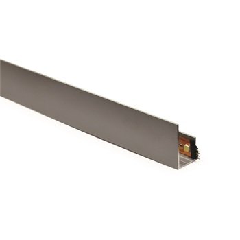 Nora Lighting NATL-C27 4' J-Style Channel for Tape Light - Finish: Aluminum