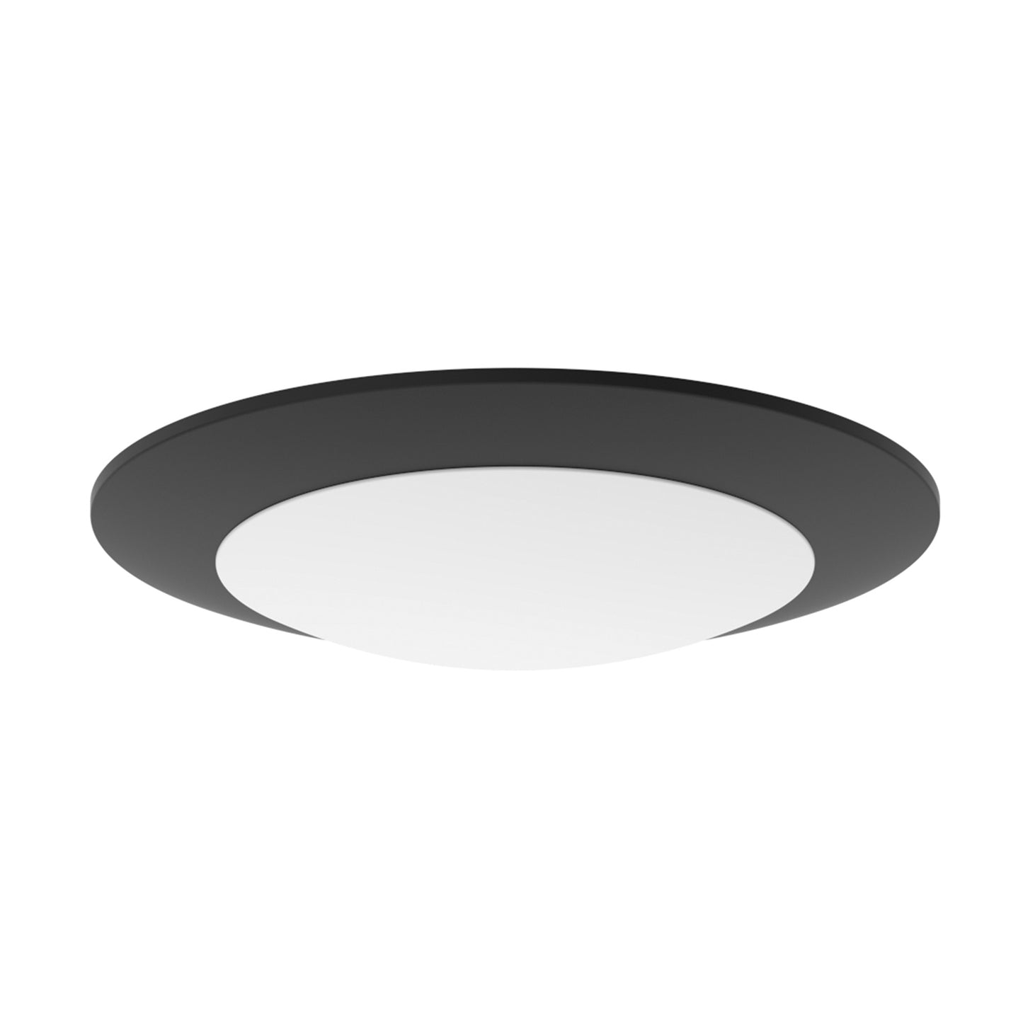 Nora Lighting NCSD-R630B 6" Contractor Series LED Flush Mount Disk Light - CCT: 3000K - Finish: Black (12 Pack)