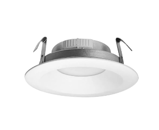 Nora Lighting NCSR-R41TWMPW 4" Contractor Series LED Retrofit Reflector with Selectable CCT, Matte Powder White (12-Pack)