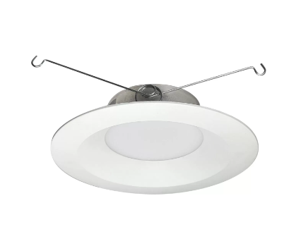 Nora Lighting NCSR-R61TWMPW 6" Contractor Series LED Retrofit Reflector with Selectable CCT, Matte Powder White (12-Pack)