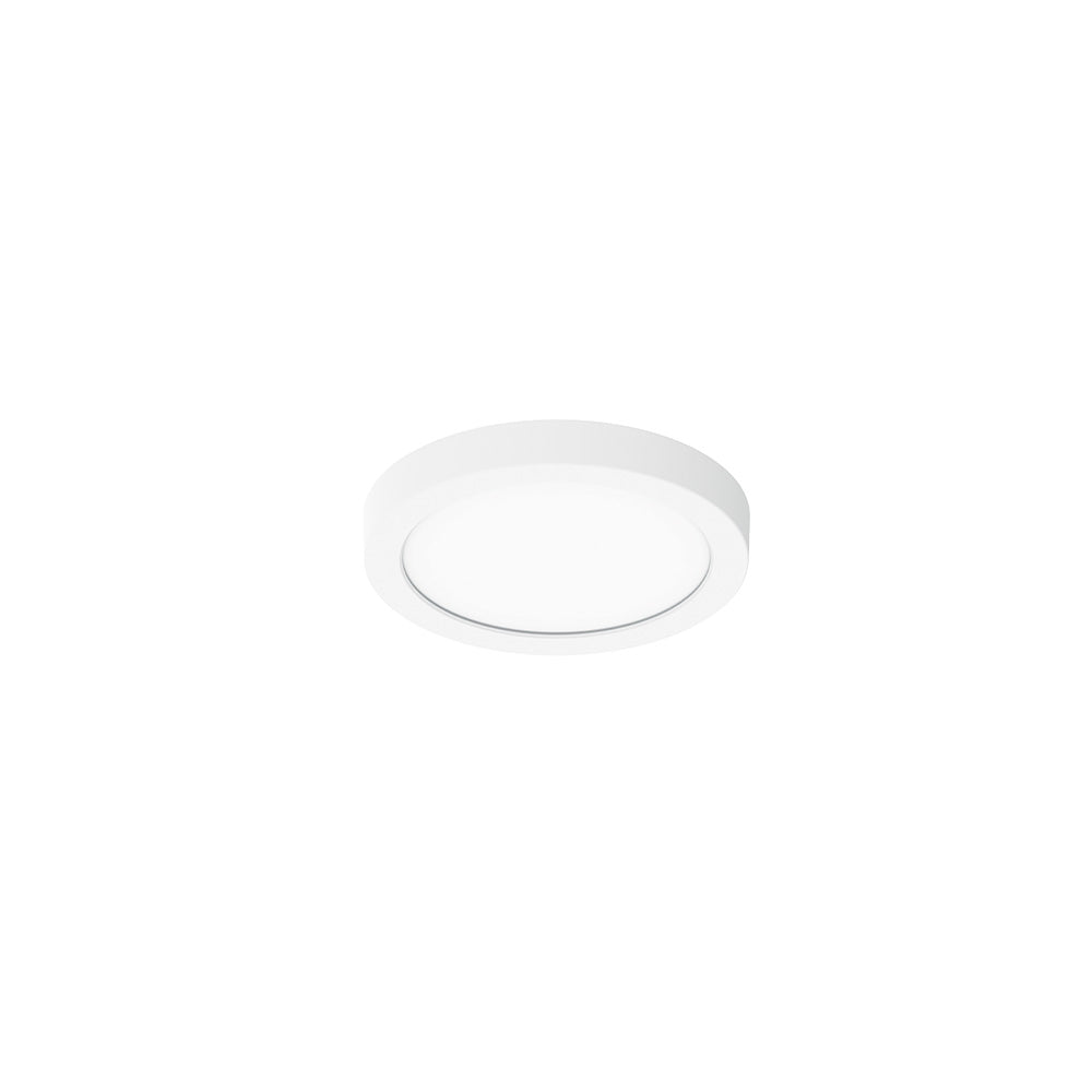 Nora Lighting NELO-4RTWMPW 4" Led Surface Mount Ceiling Light - CCT: Selectable - Finish: Matte Powder White