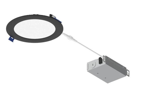 Nora Lighting NFLAT-R6TWBLE4 6 Inch FLAT Non-Metallic Can-less LED Downlight, Watt 13.5, Lumens 1050lm