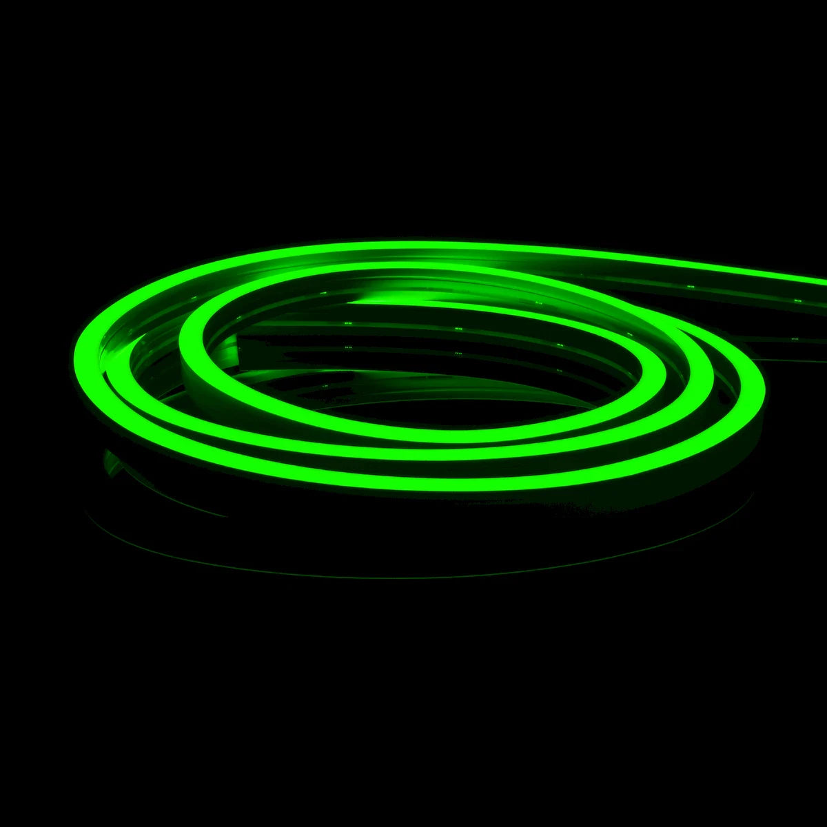 American Lighting NFPROL-GR-CC NeonFlex Pro Lateral Bend Green LED Strip – 24V DC, 106LM/ft, IP67 Waterproof, Custom Cut (50mm Increments)