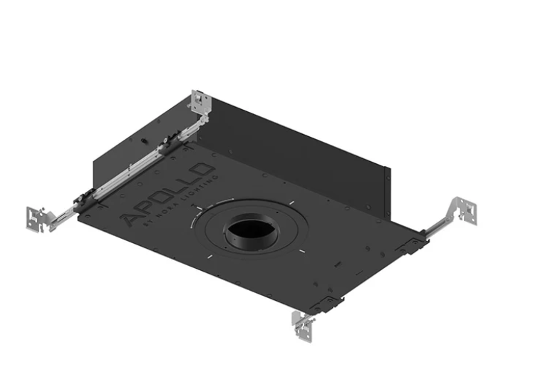 NORA Lighting NHAPIC-3R05L13025DC 3" Apollo Round IC Air-Tight Housing with Field Changeable Optics, 1000 Lumen, 120-277V, 0.5" to 0.875" Ceiling Thickness