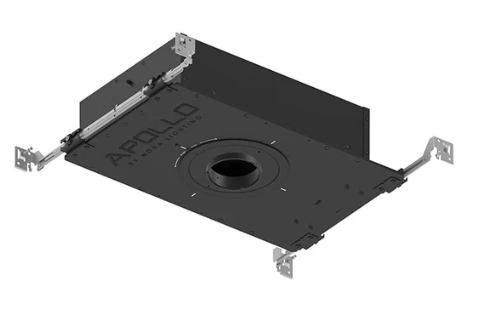 NORA Lighting NHAPIC-3R10L34055DC 3" Apollo Round IC Air-Tight Housing with Field Changeable Optics, 2000 Lumen, 120-277V, 0.875" to 1.25" Ceiling Thickness, Color Temperature 4000K, Beam Angle Flood (55°)