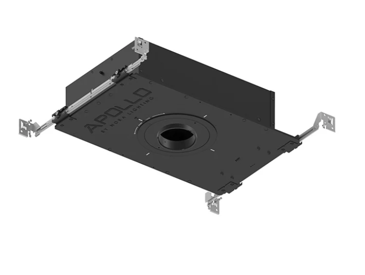 NORA Lighting NHAPIC-3R10L14055DC 3" Apollo Round IC Air-Tight Housing with Field Changeable Optics, 1000 Lumen, 120-277V, 0.875" to 1.25" Ceiling Thickness