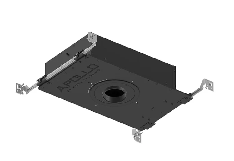 NORA Lighting NHAPIC-3R10L23025DP 3" Apollo Round IC Air-Tight Housing with Field Changeable Optics, 1500 Lumen, 120V, 0.875" to 1.25" Ceiling Thickness