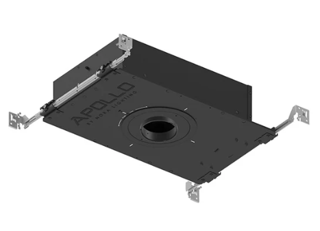 NORA Lighting NHAPIC-3R15L13525DP 3" Apollo Round IC Air-Tight Housing with Field Changeable Optics, 1000 Lumen, 120V, 1.25" to 1.625" Ceiling Thickness, Color Temperature 3500K, Beam Angle Spot (26°)