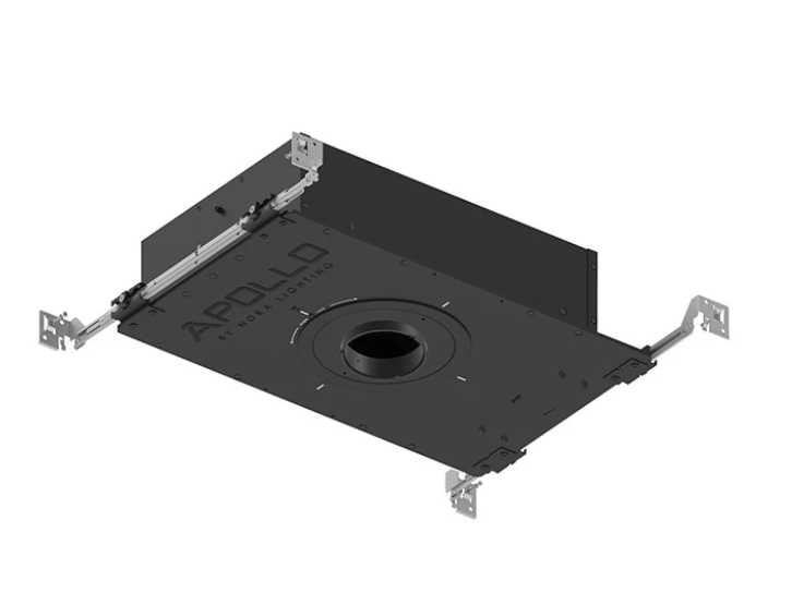 NORA Lighting NHAPIC-3R20L24055DC 3" Apollo Round IC Air-Tight Housing with Field Changeable Optics, 1500 Lumen, 120-277V, 1.625" to 2" Ceiling Thickness