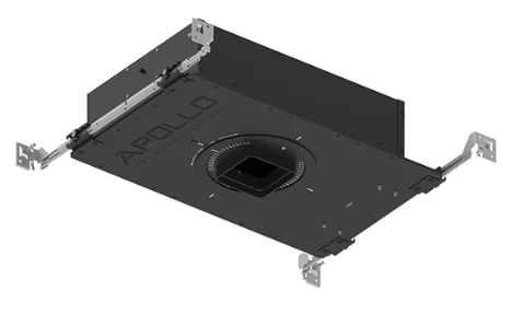 NORA Lighting NHAPIC-3S15L24055DP 3" Apollo Square IC Air-Tight Housing with Field Changeable Optics, 1500 Lumen, 120V, 1.25" to 1.625" Ceiling Thickness, Color Temperature 4000K, Beam Angle Flood (55°)