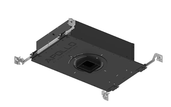 NORA Lighting NHAPIC-3S20L14055DC 3" Apollo Square IC Air-Tight Housing with Field Changeable Optics, 1000 Lumen, 120-277V, 1.625" to 2" Ceiling Thickness, Color Temperature 4000K, Beam Angle Flood (55°)